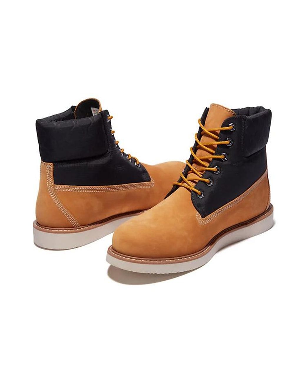 Timberland Blue Newmarket 6 Inch Quilted Boots 'Wheat' for men