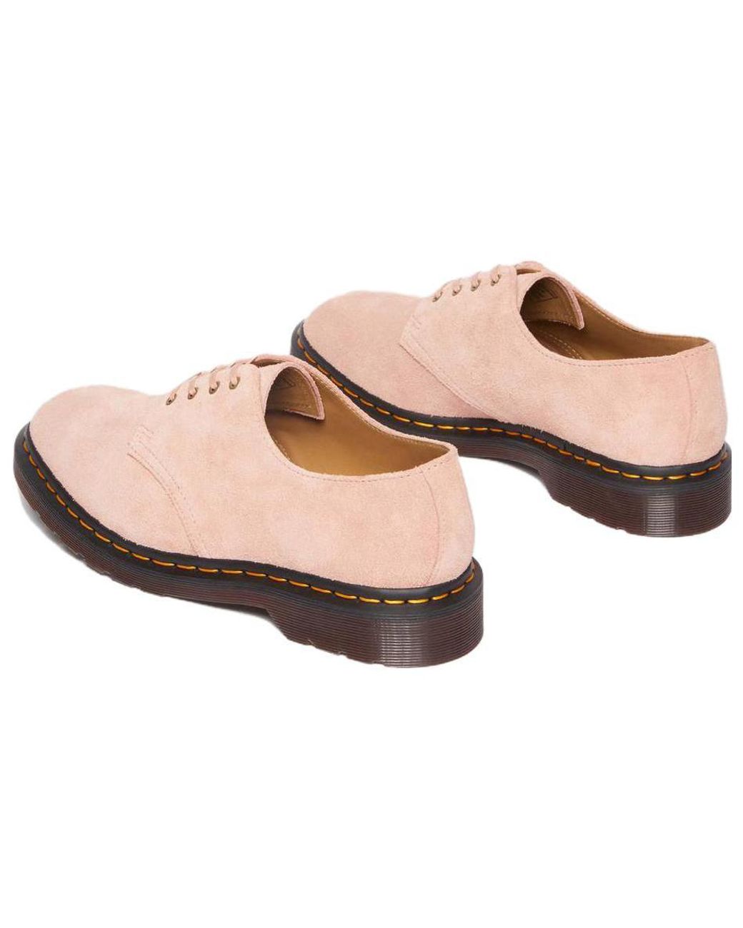 Dr. Martens Pink (Wmns) Smiths Suede Dress Shoes 'Peach'