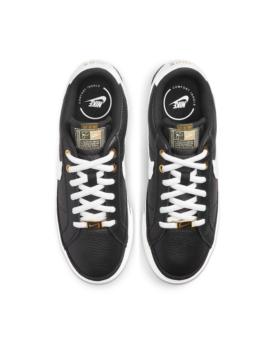 Nike Black (Wmns) Serena Williams Design Crew X Court Legacy Metallic'