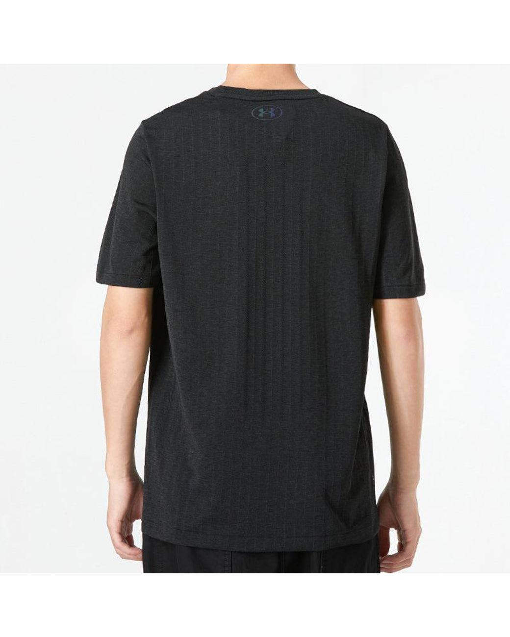 Under Armour Black Rush Seamless Short Sleeve for men