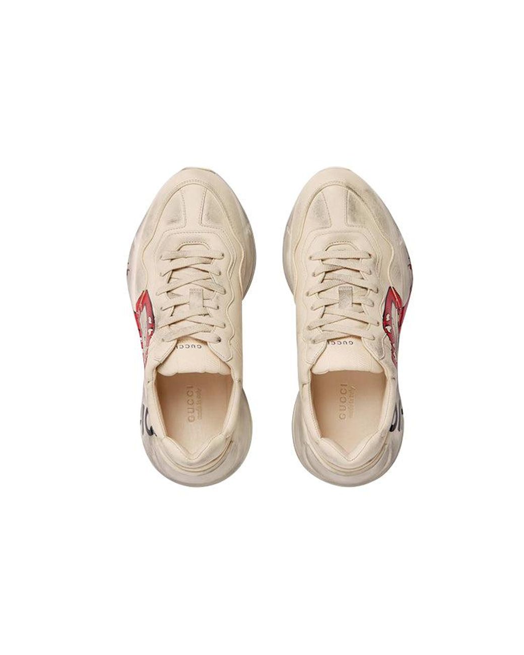 Gucci Red Rython Sneakers