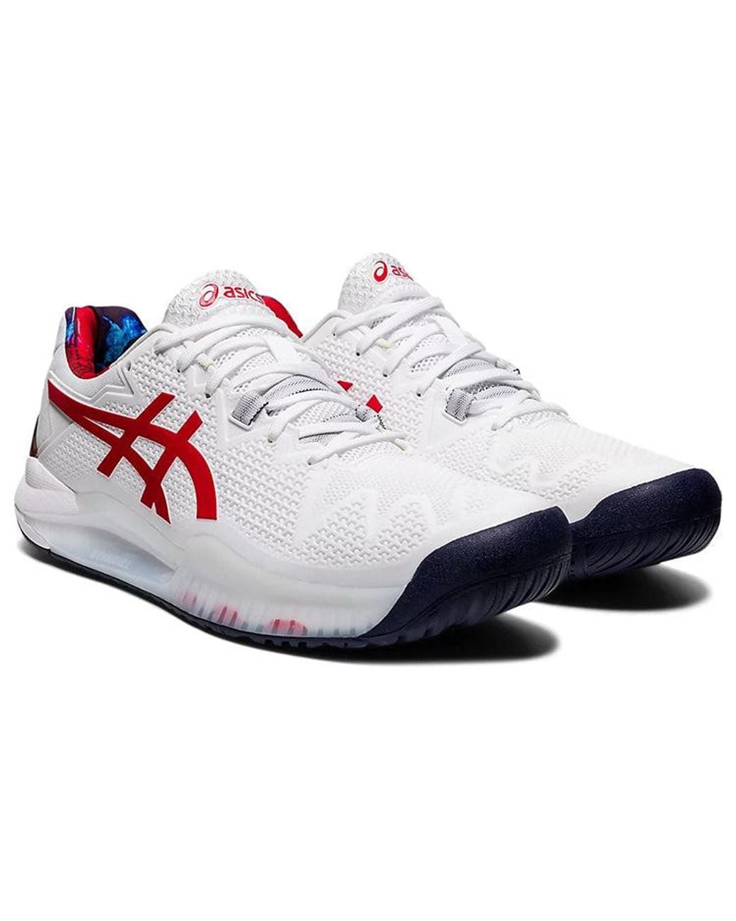 Asics White Gel Resolution 8 Le Classic' for men