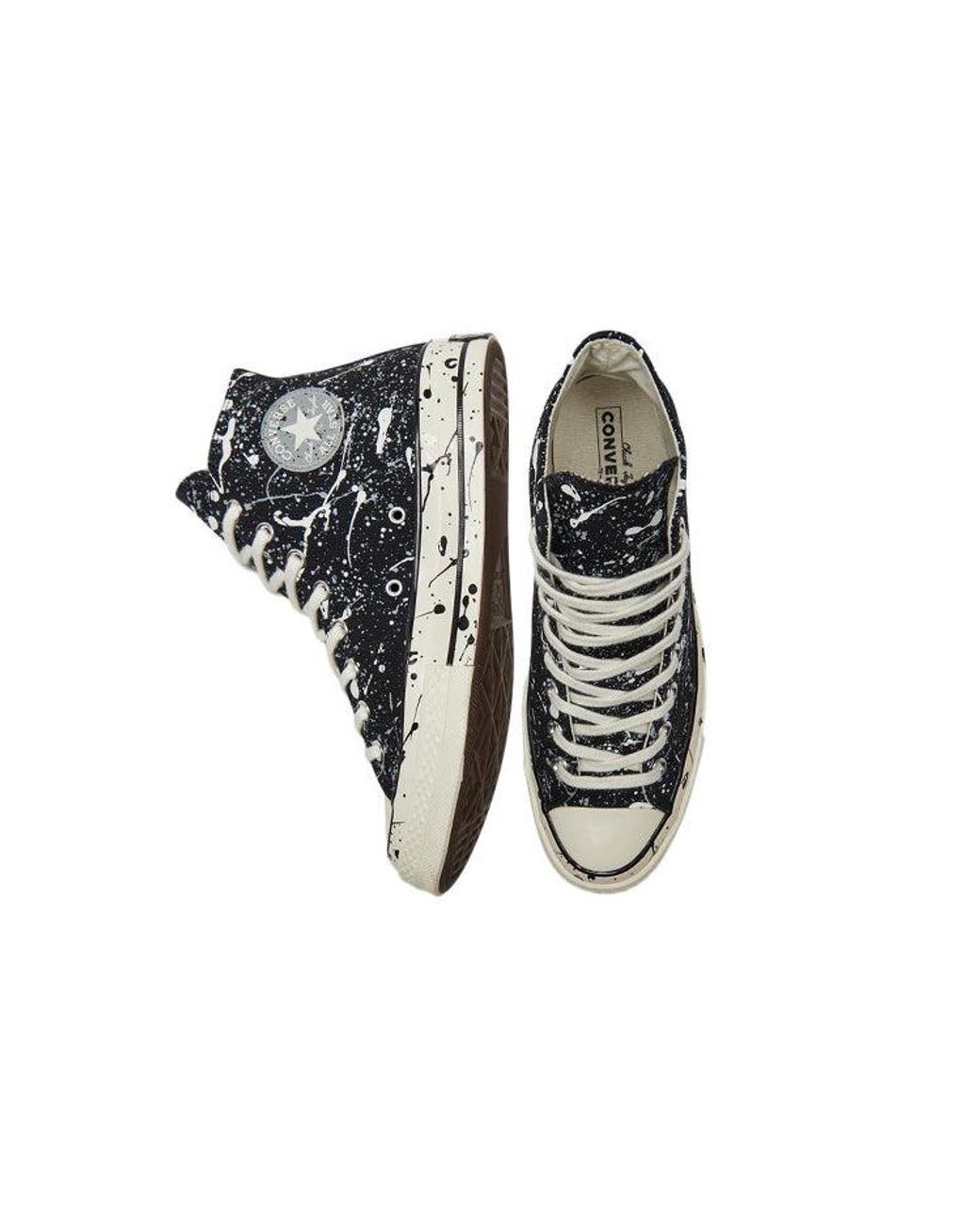 Converse Black Chuck 70 High 'Archive Paint Splatter for men