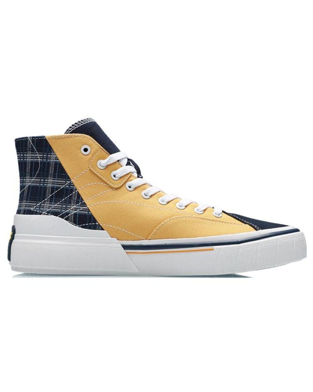 Li-ning Blue Weiwu Canvas Hi Skate
