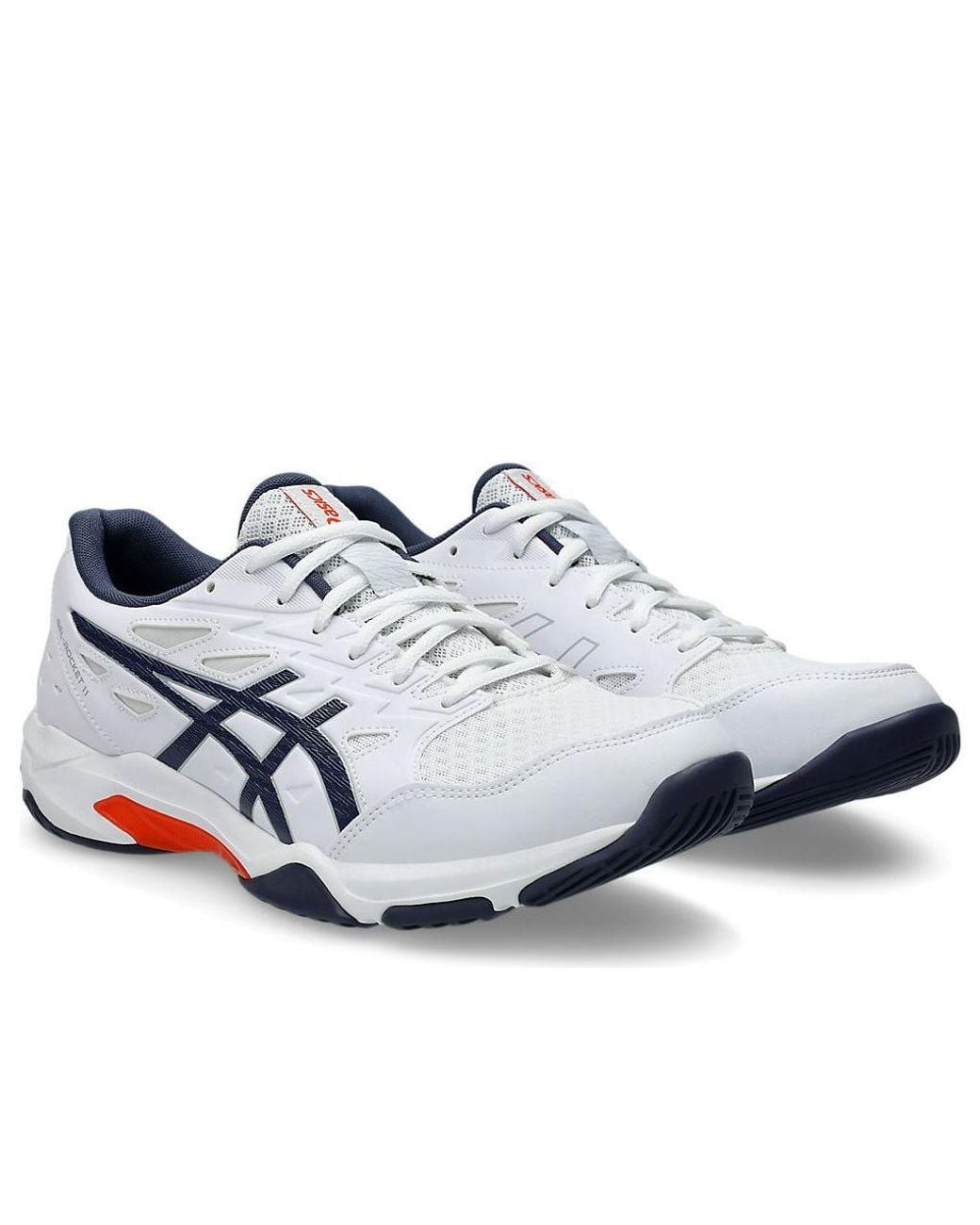 Asics White Gel-Rocket 11 Fog' for men
