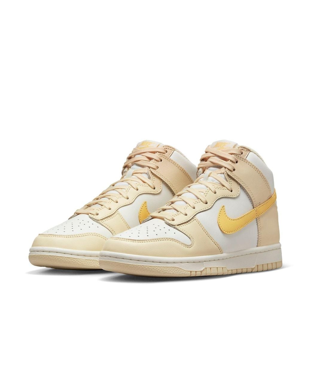 Nike Metallic (Wmns) Dunk High 'Pale Vanilla'
