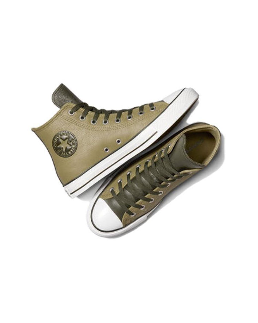 Converse Brown Chuck Taylor All Star Leather High 'Mossy Sloth' for men