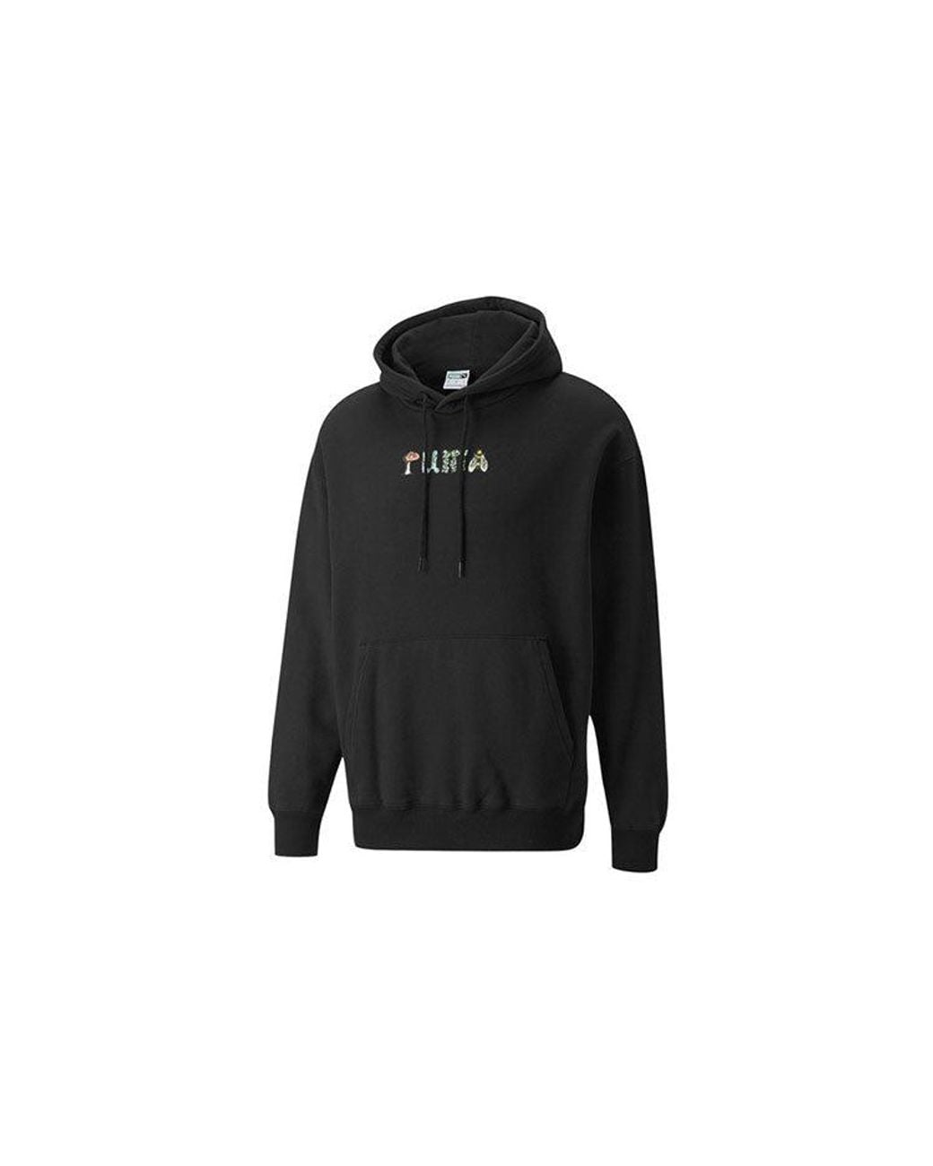 PUMA Black Downtown Funny Logo Printing Sports for men