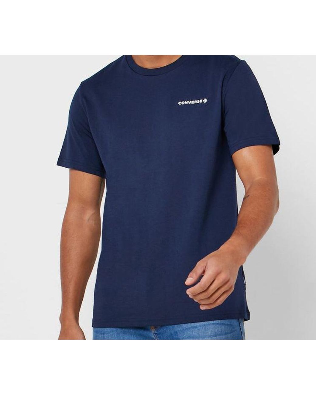 Converse Blue All Star Alphabet Logo Short Sleeve for men