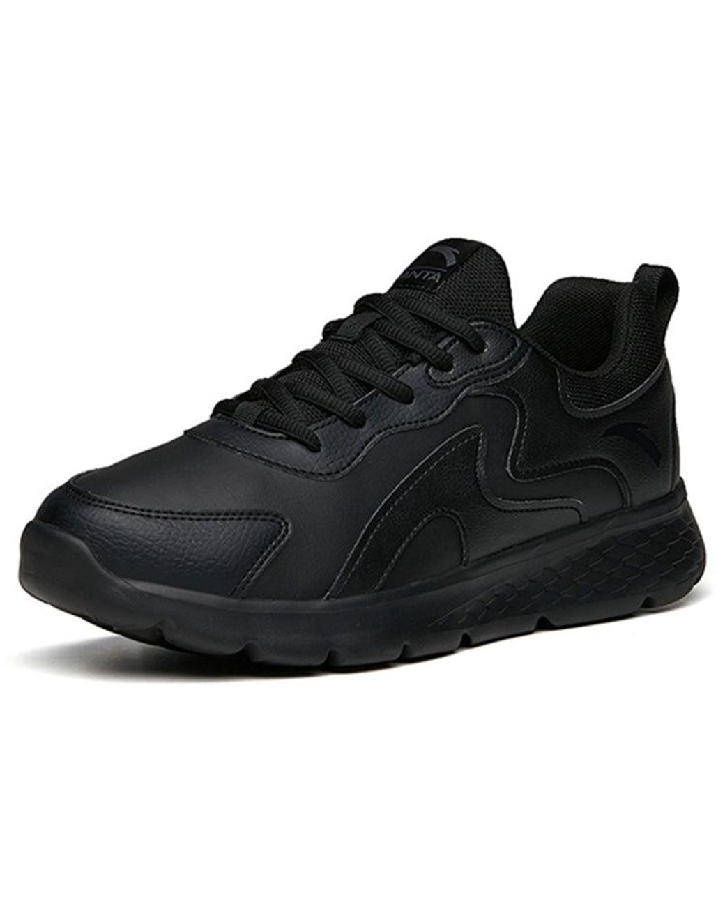 Anta Black Running Series Sneakers Soft Column Tech Running Series Sneakers for men