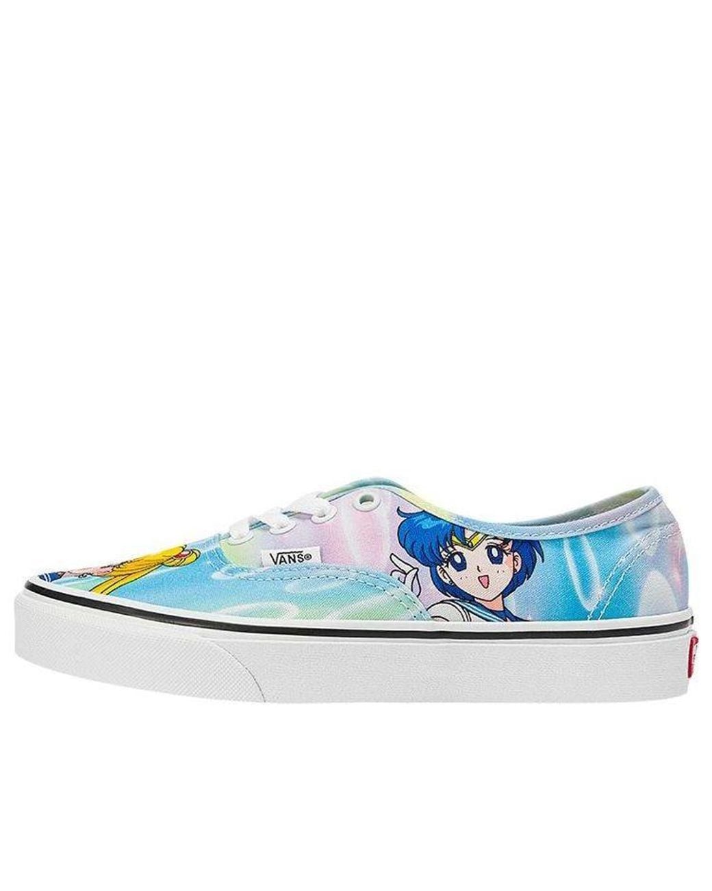 Vans Blue Sailor Moon X Authentic 'Pretty Guardian & Tuxedo Mask' for men
