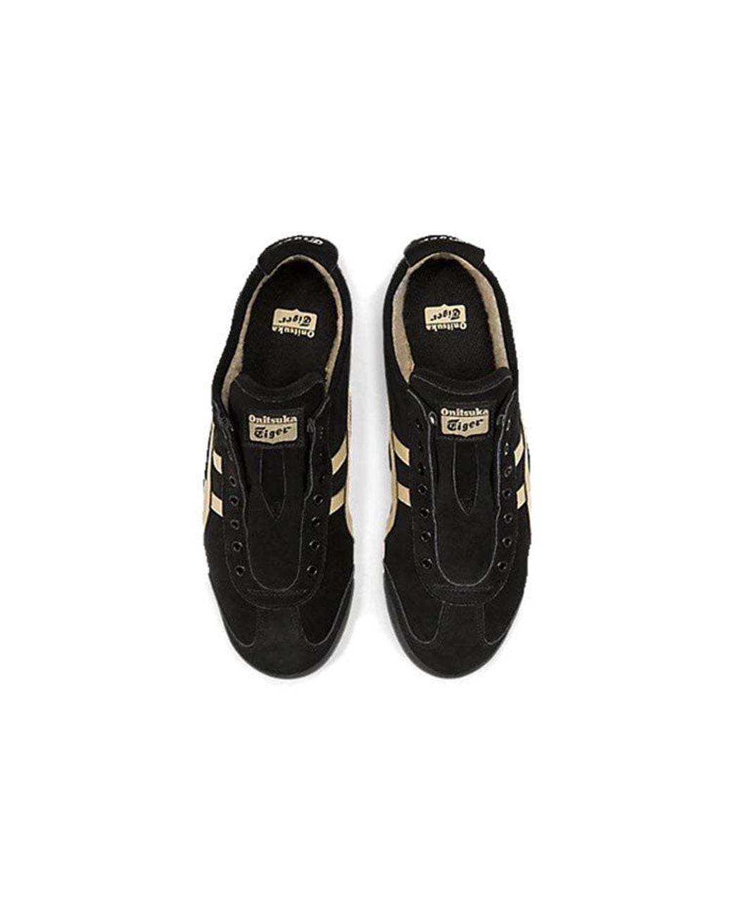 Onitsuka Tiger Black Mexico 66 Slip-On for men