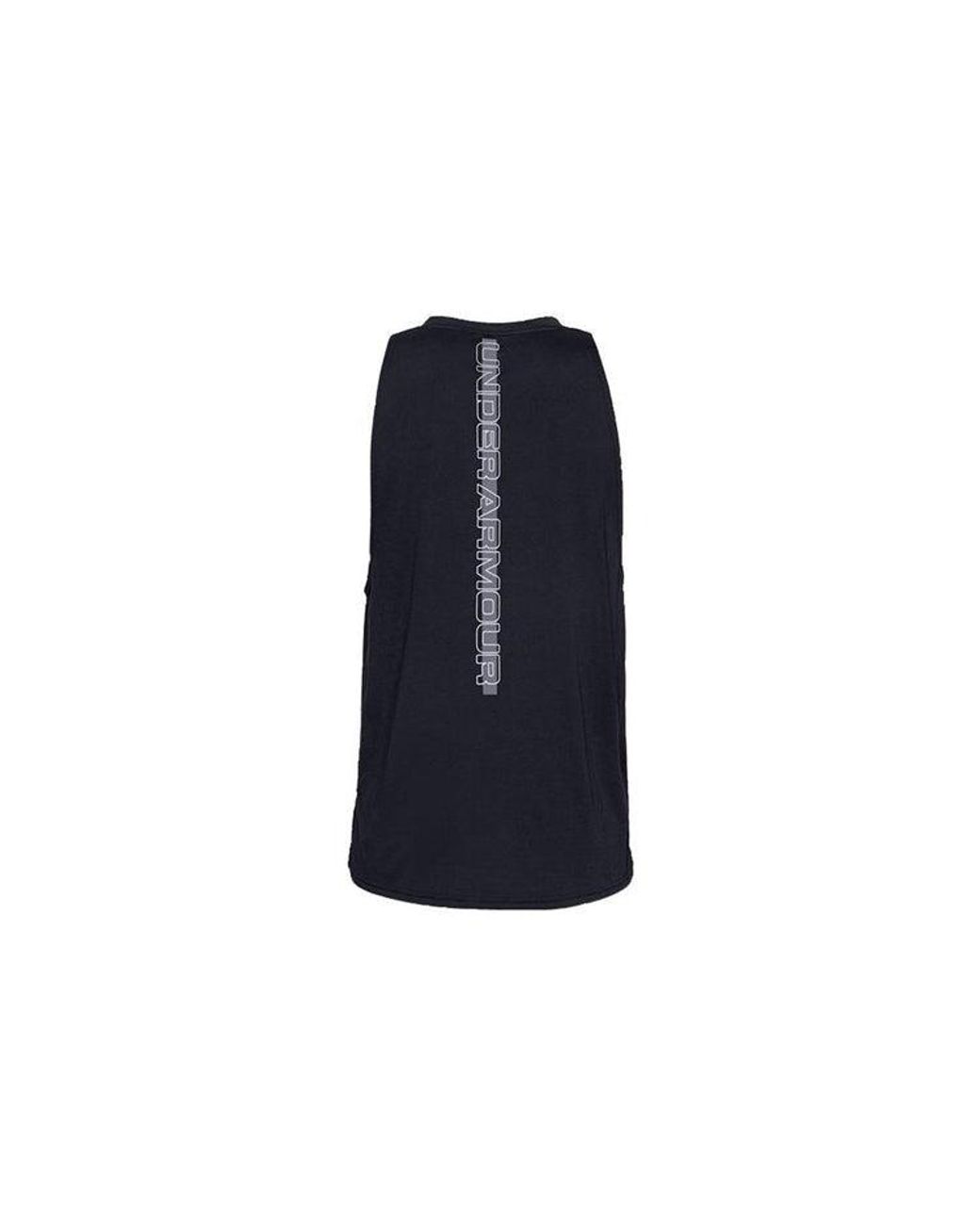 Under Armour Blue Baseline Performance Basketball Tank for men