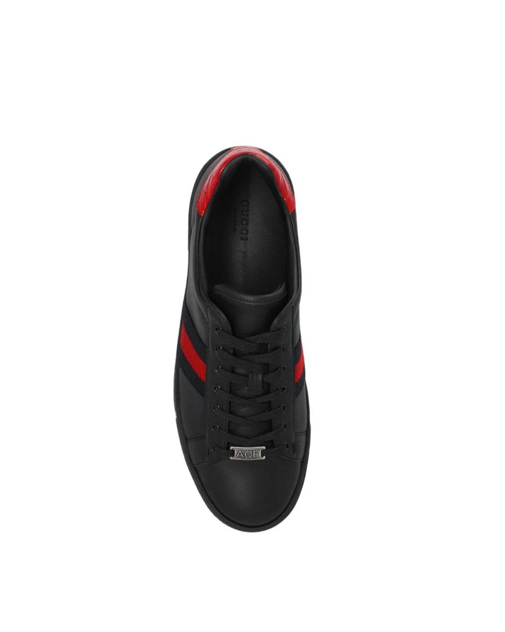 Gucci Black (Wmns) Ace Leather Platform