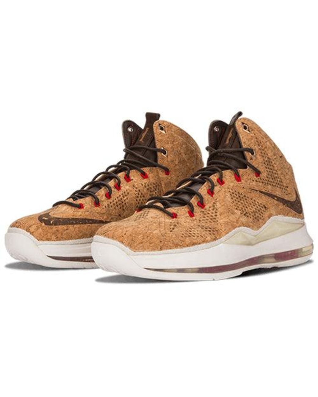 Nike Brown Lebron 10 Ext Cork Qs "cork" Shoes for men