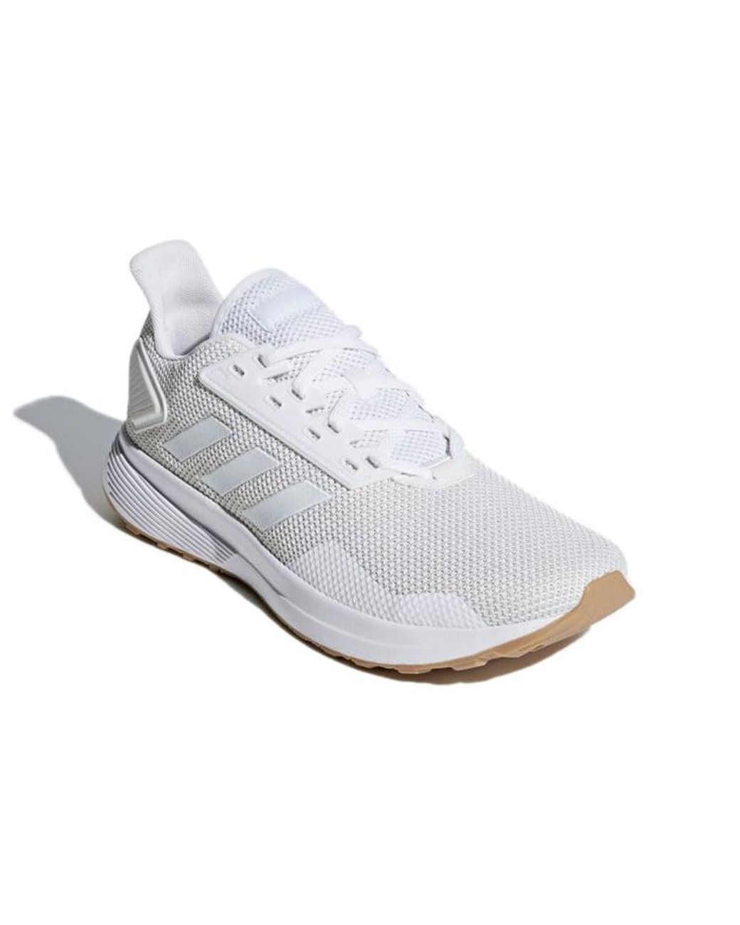 Adidas White Duramo 9 'Cloud' for men