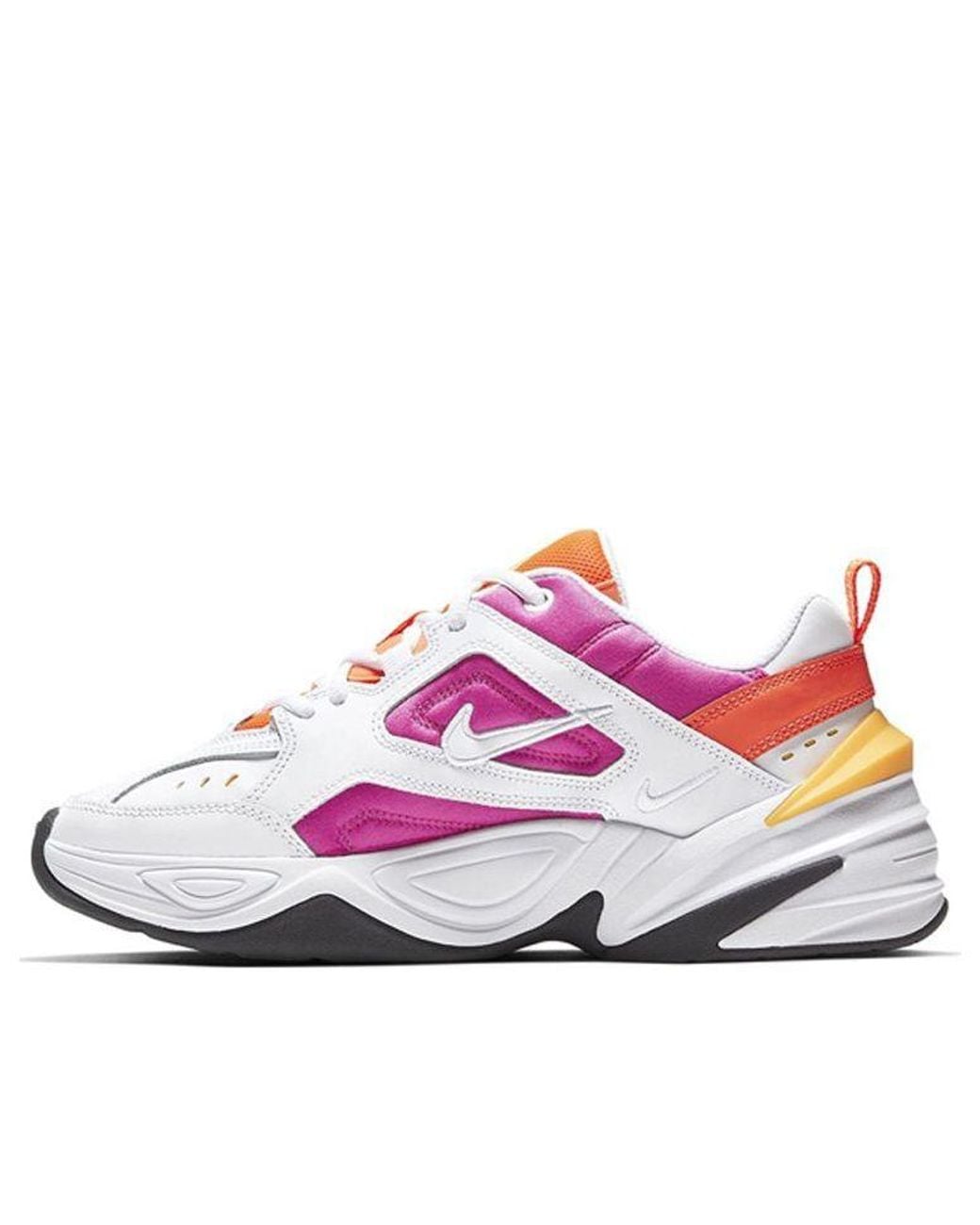 Nike White (Wmns) M2K Tekno 'Laser Fuchsia'