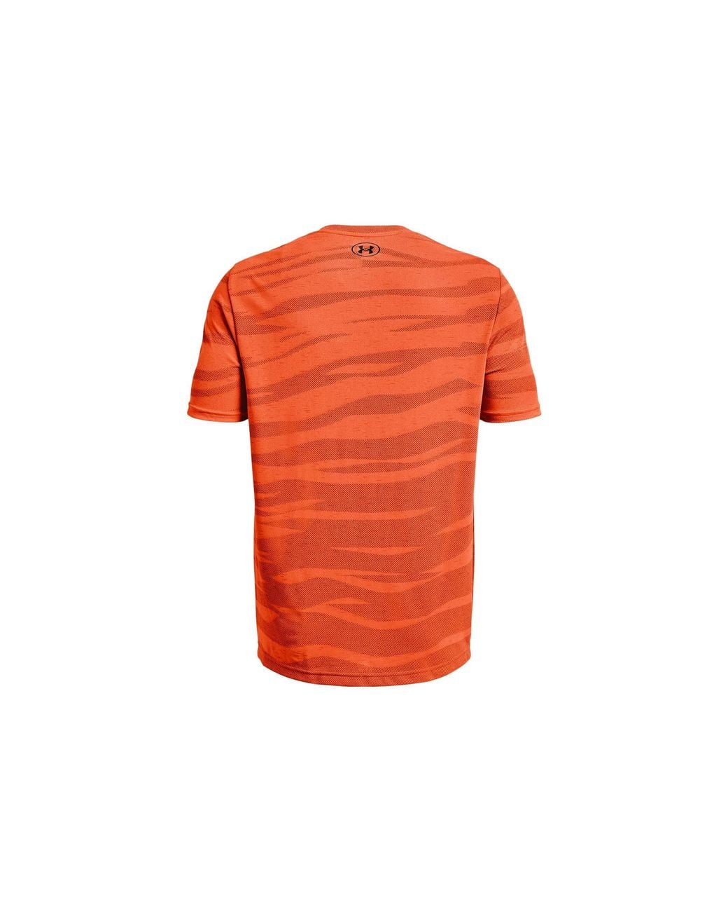 Under Armour Orange Seamless Wave T-Shirt for men