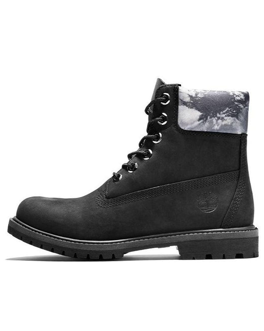 Timberland Black (Wmns) Premium -Inch Waterproof Boot 'Cloudy Nubuck'