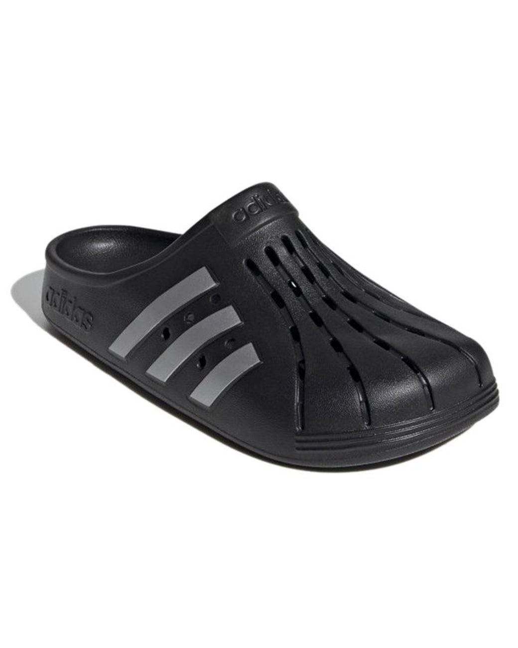 Adidas Black Adilette Clog for men