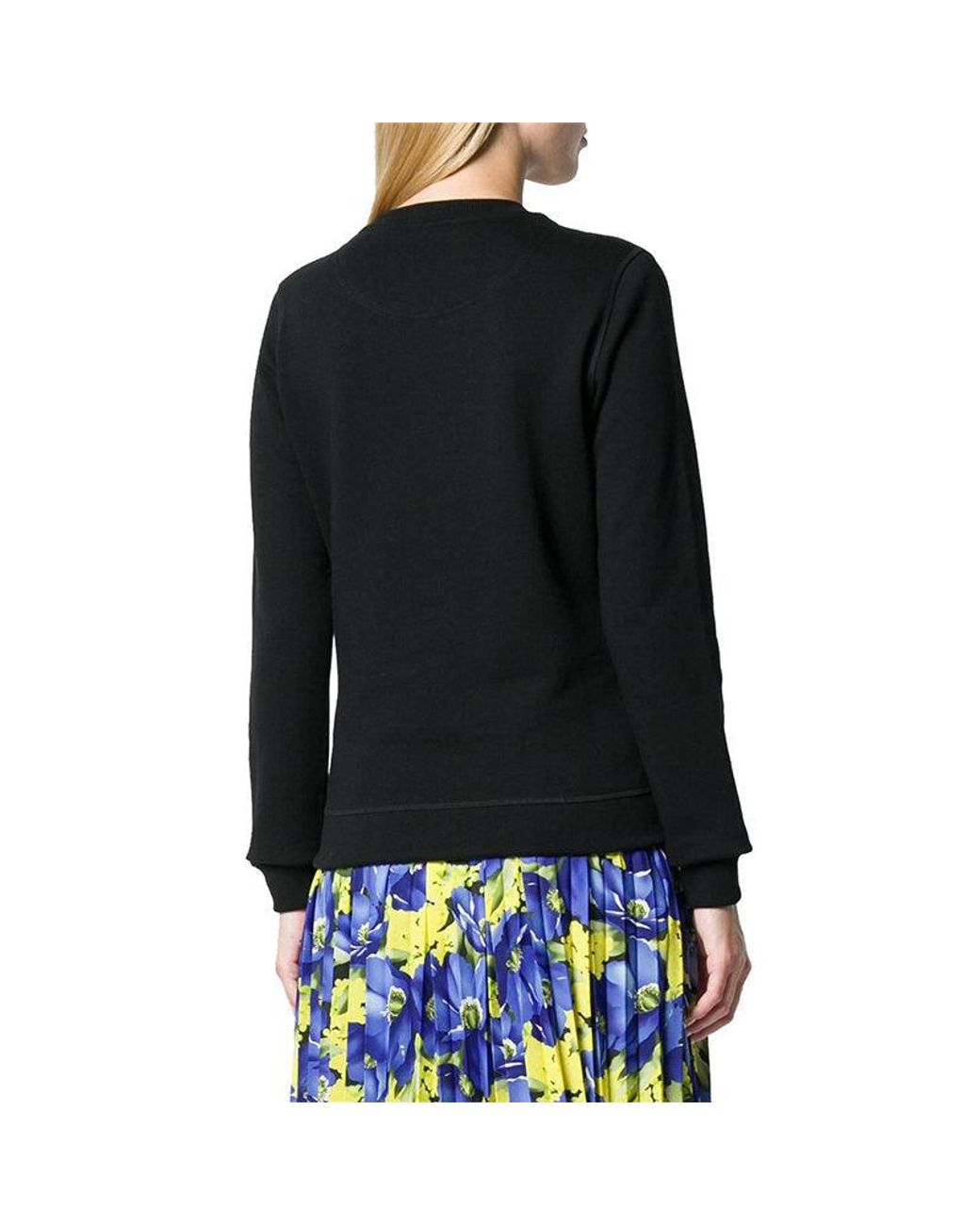 KENZO Black (Wmns) Embroidered Tiger Head Hoodie