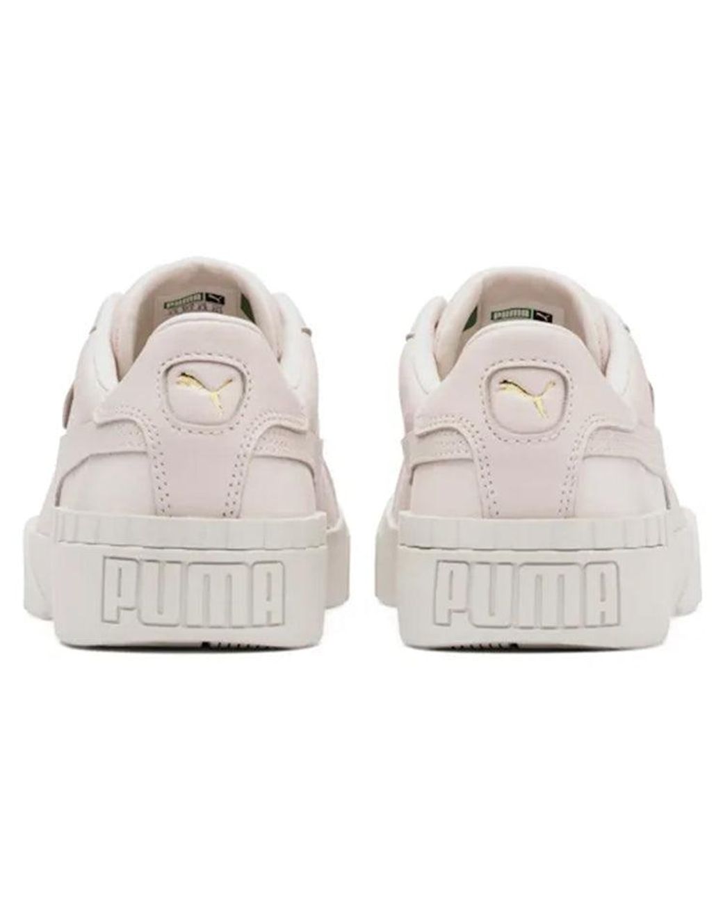 PUMA White (Wmns) Cali Emboss 'Cream Y'