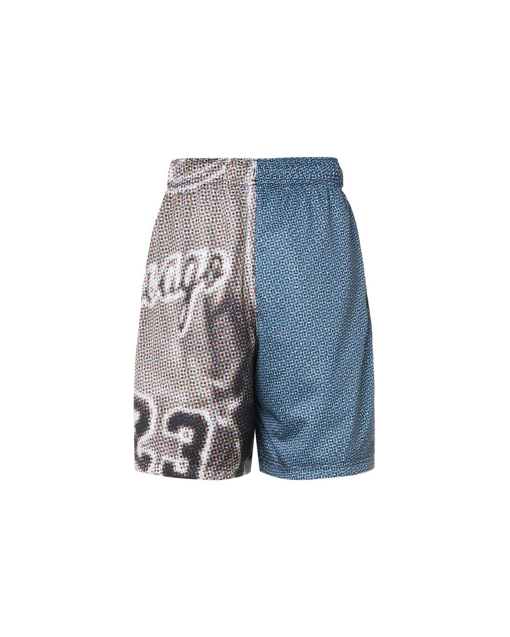 Nike Blue Flight Heritage Pattern Printing Lacing Shorts for men