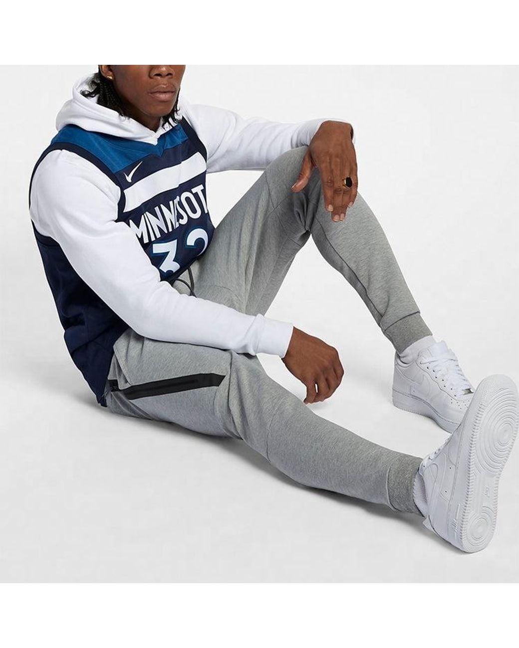Nike Blue Nba Towns Timberwolves 3 2 Fan Edition Basketball Jersey/Vest 864491-420 for men