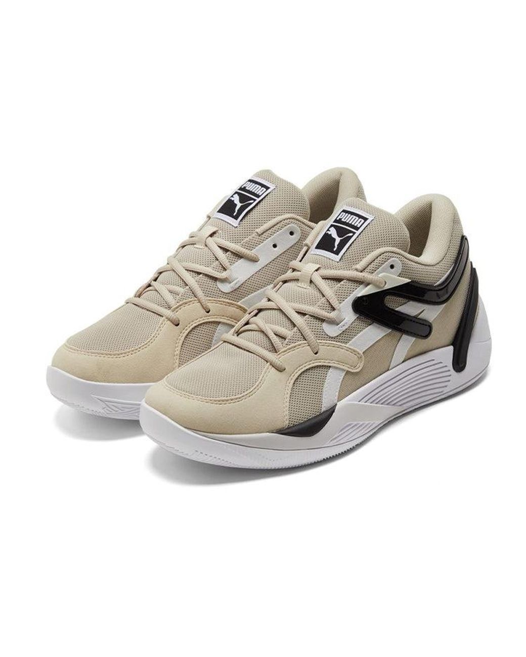 PUMA Brown Trc Blaze Court 'Nimbus Cloud' for men