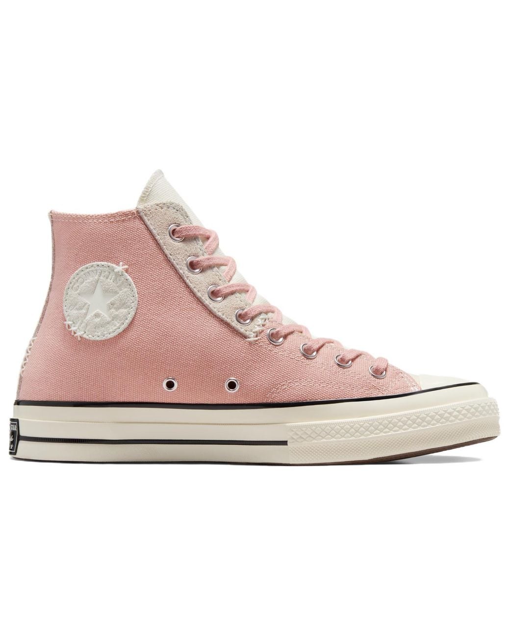 Converse Pink Chuck 70S High Top Mix Materials Shoes 'Static' for men
