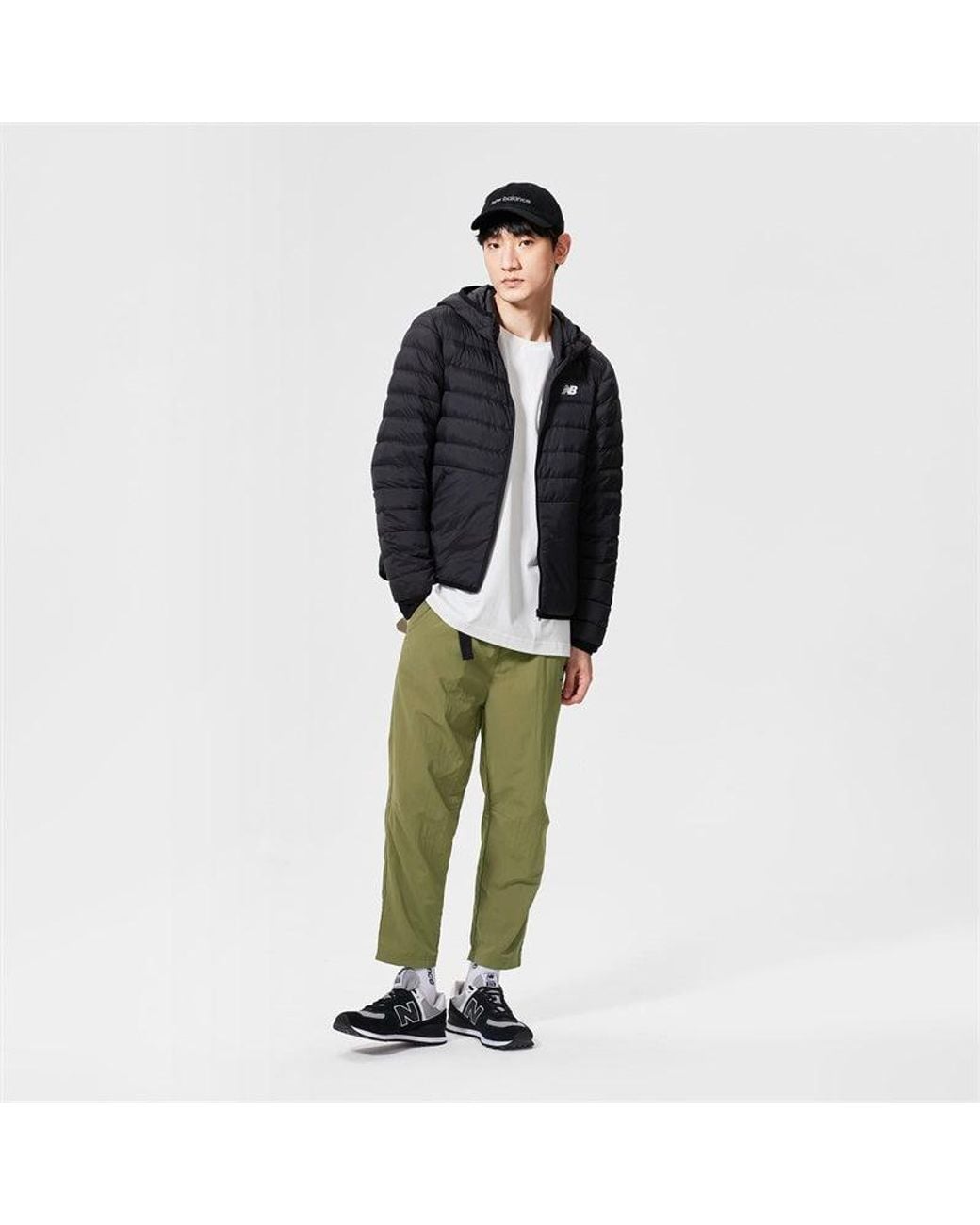 New Balance Blue Casual Sport Down Jackets for men