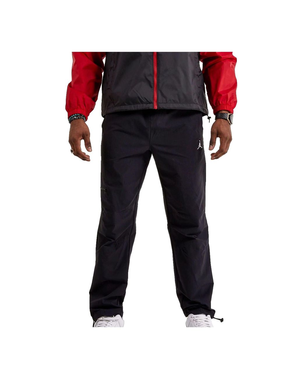 Nike Black Essentials Woven Track Pants for men