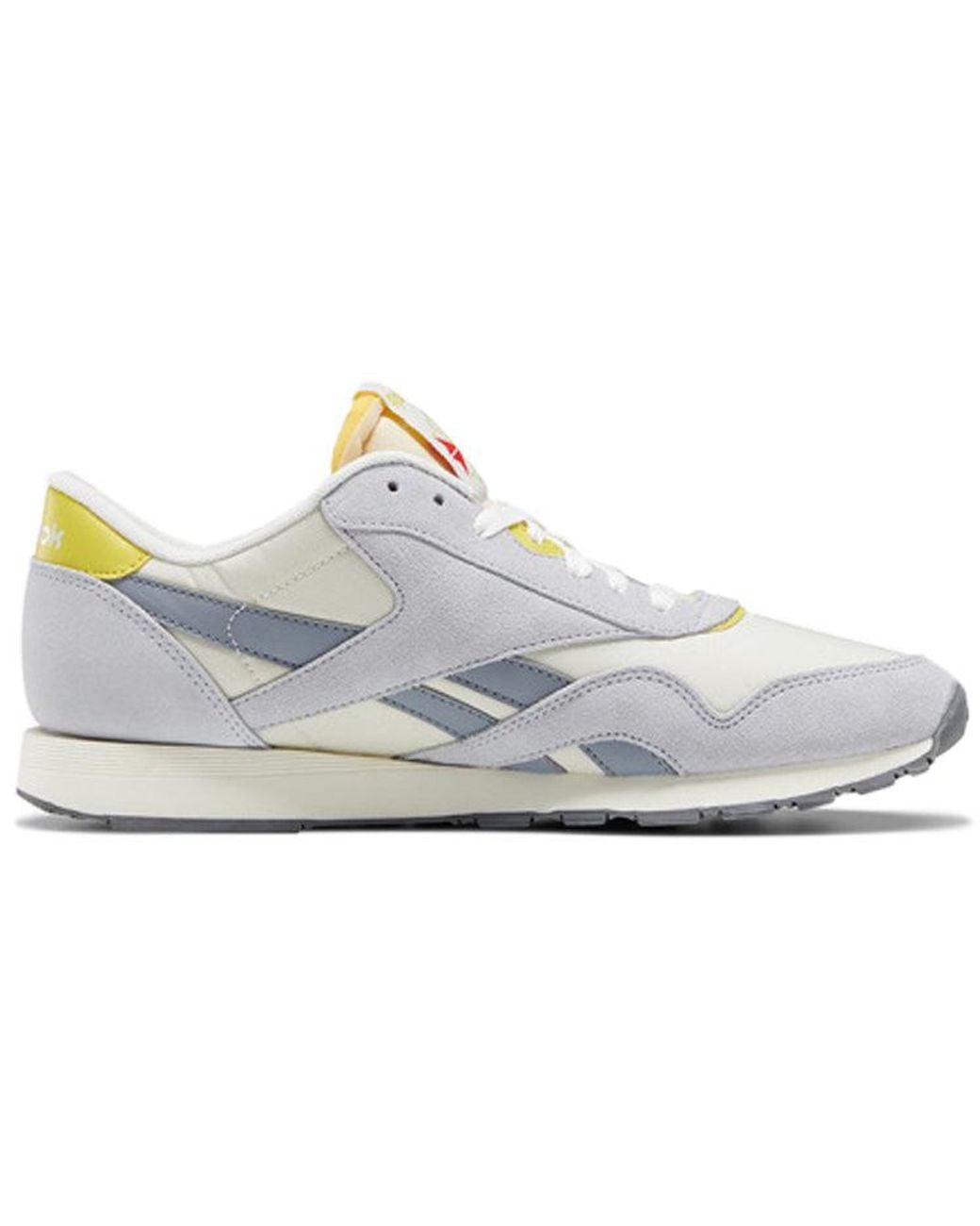 Reebok White Classic Nylon Sneakers for men