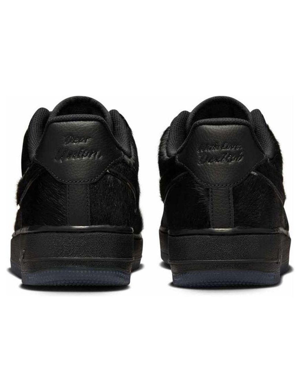 Nike Black Air Force 1 Low 'Virginia Union University Yardrunners Panthers' for men