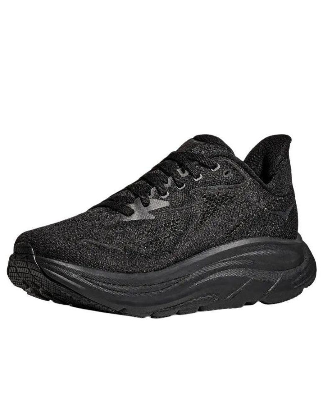 Hoka One One Black Clifton 10 Running Trainers