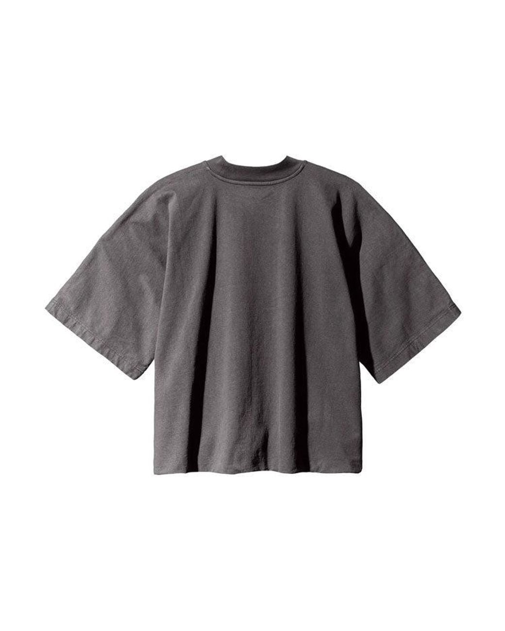 Yeezy Gap Gray Logo No Seam T-Shirt 'Dark' for men