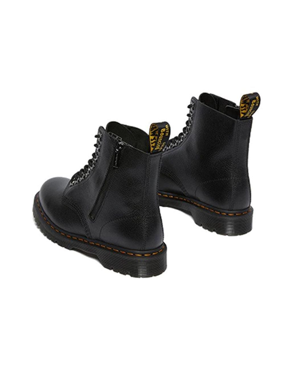 Dr. Martens Black 1460 Pascal Martin Boots Couple Style for men