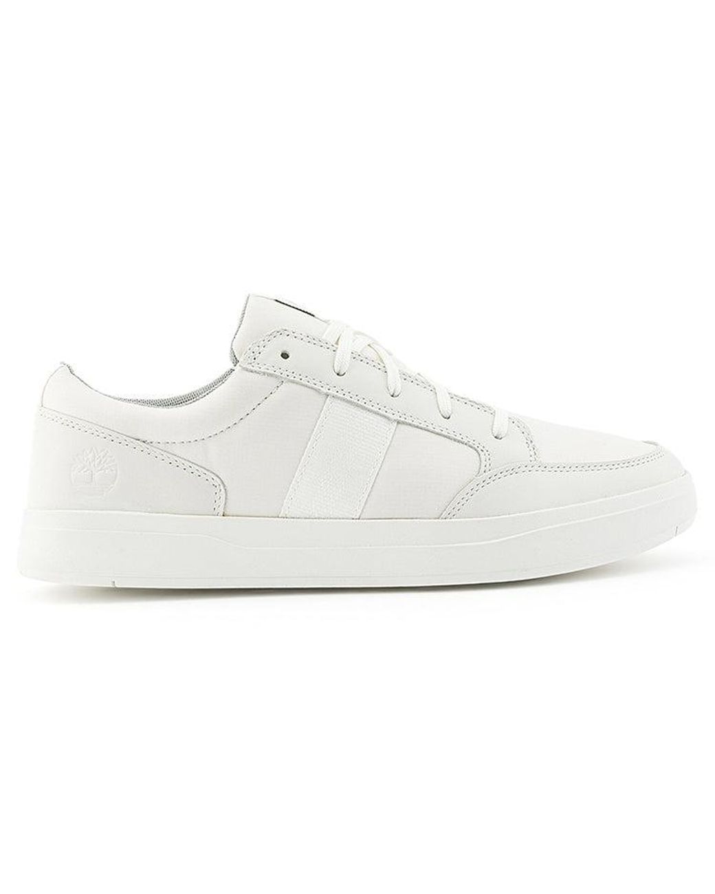 Timberland White Davis Square Oxford Sneakers for men