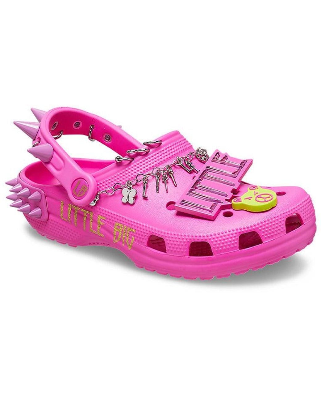 CROCSTM Pink X Littlebig Classic Clog Sandals
