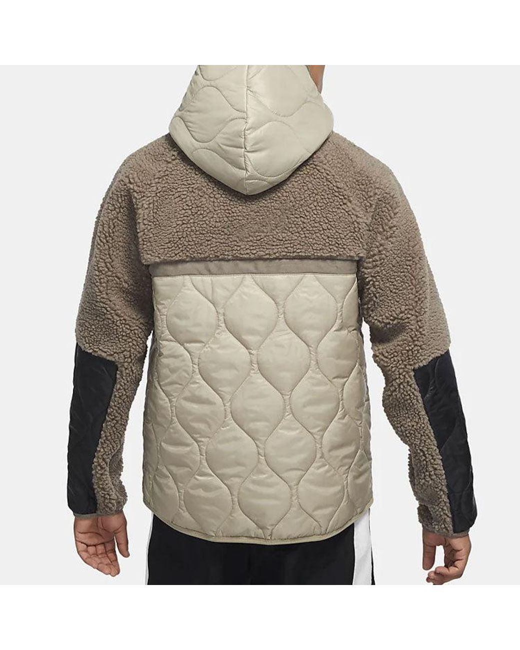 Nike Brown Sportswear Hooded Fleece Jacket for men