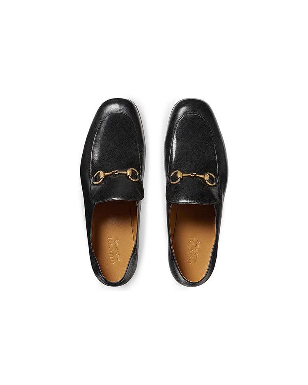 Gucci Black Horsebit Slip On Loafer -Tone Leather' for men