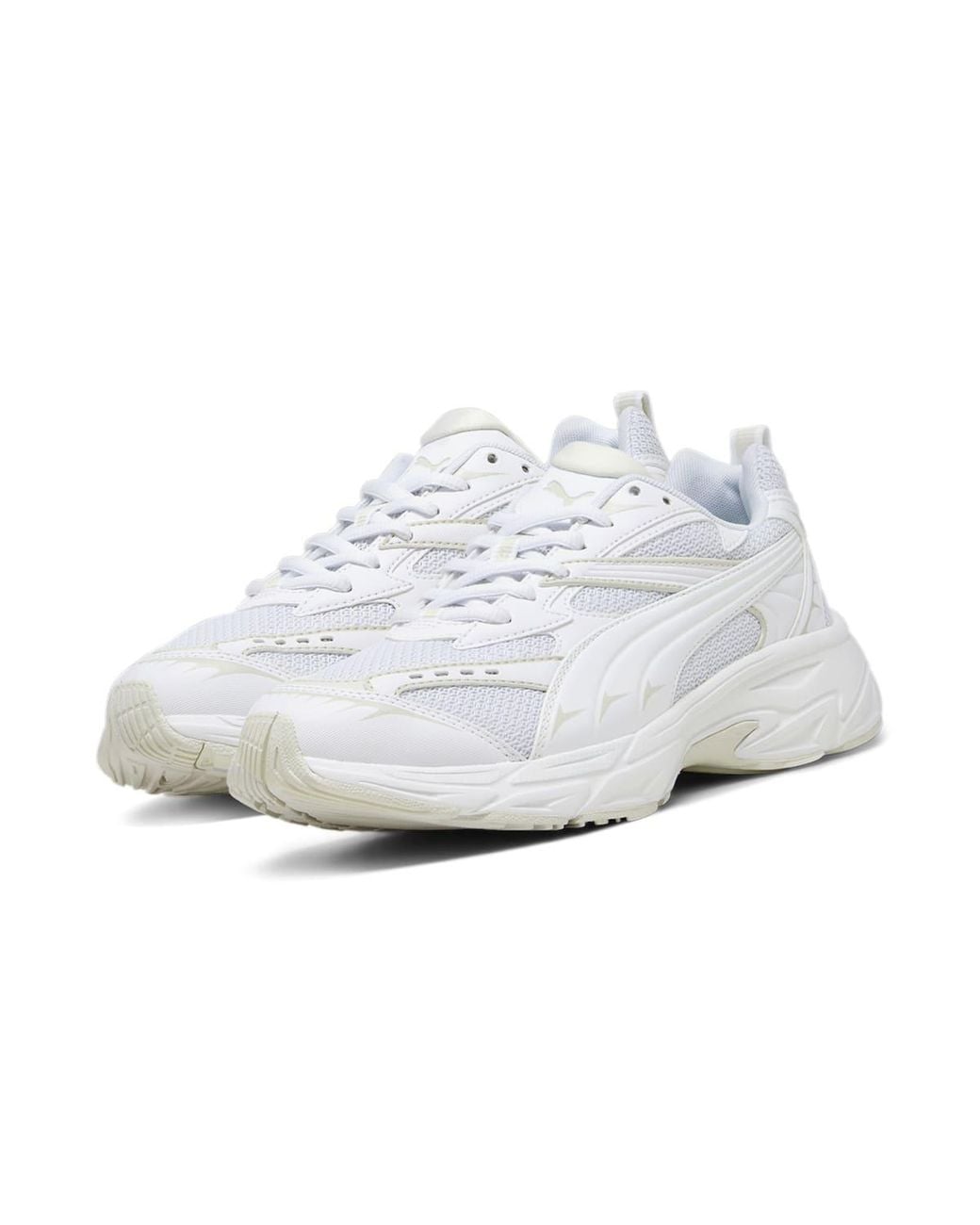 PUMA White Morphic Base Sneakers Trainers for men
