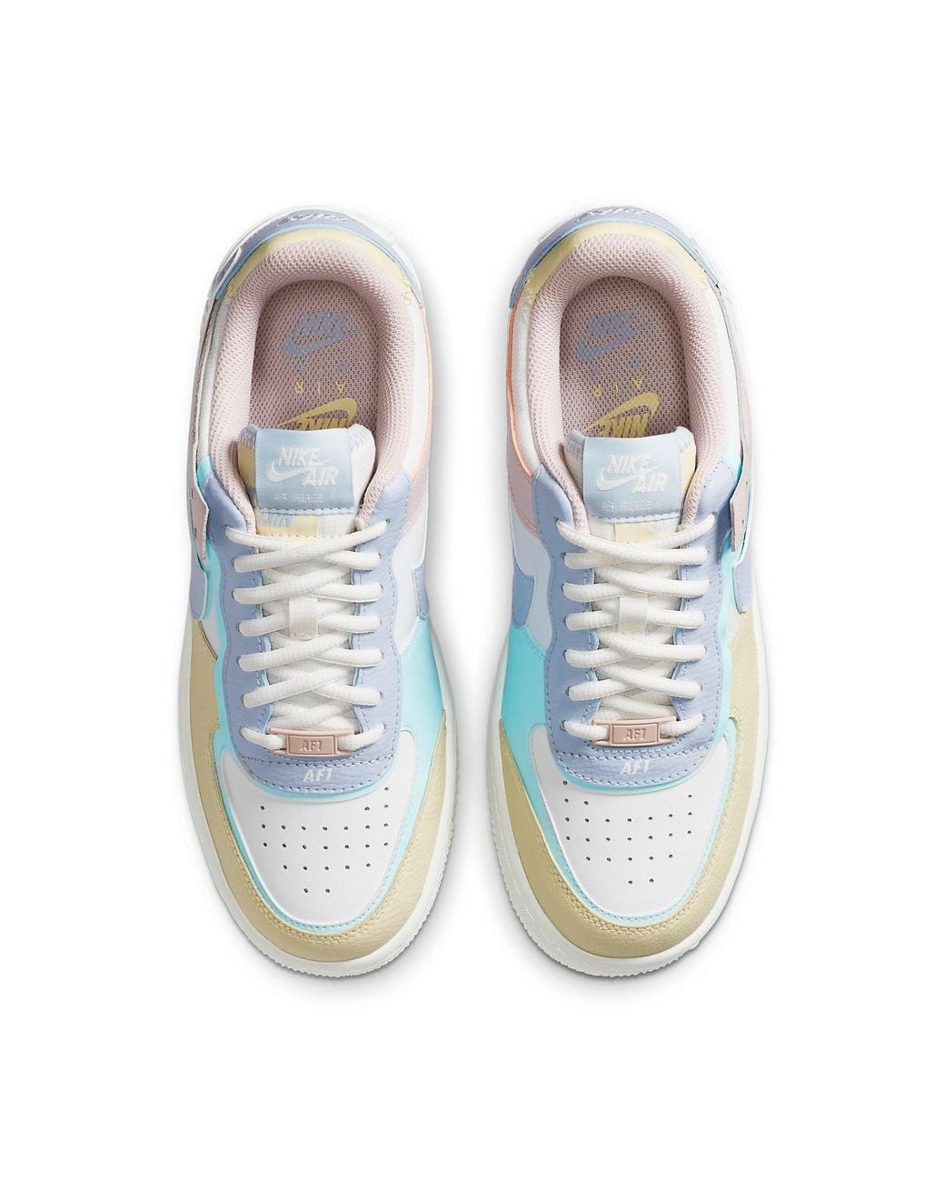 Nike White (Wmns) Air Force 1 Shadow 'Pastel'