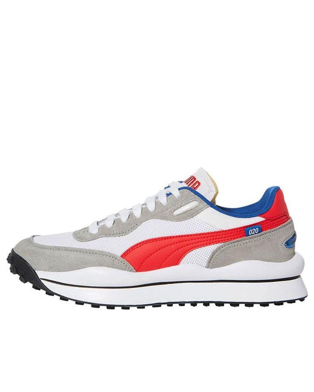 PUMA White Style Rider Play On Sd Mesh Scarlet' for men
