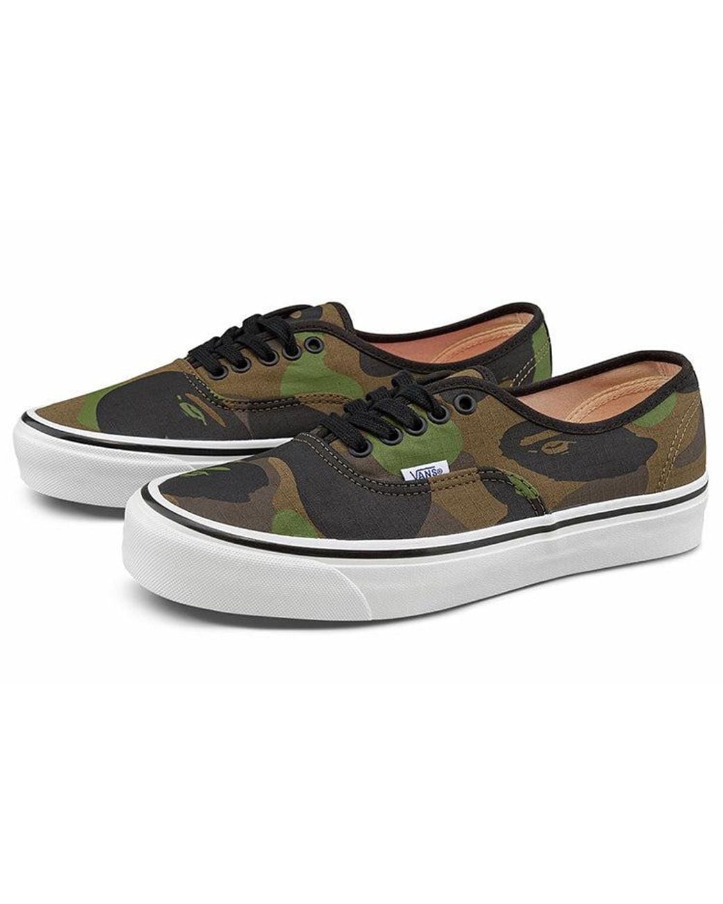 Vans Brown Bape X Authentic 44 Dx 'First Camo' for men