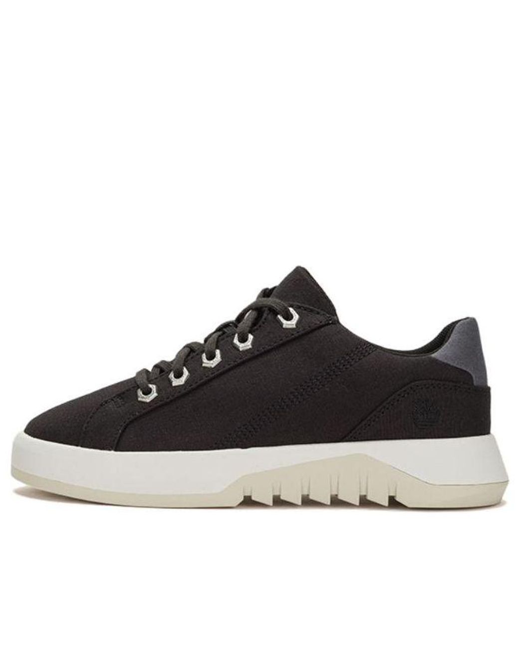 Timberland Black (Wmns) Supaway Canvas Trainers Canvas'