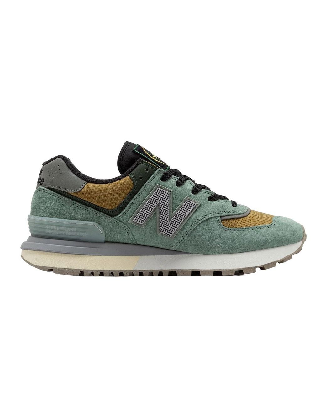 New Balance Blue X Stone Island 574 Legacy 'Light' for men