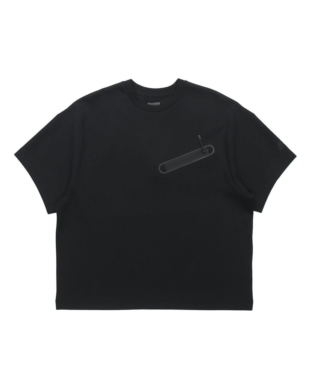 Nike Black Sportswear Nsw Tech Fleece Short Sleeve for men