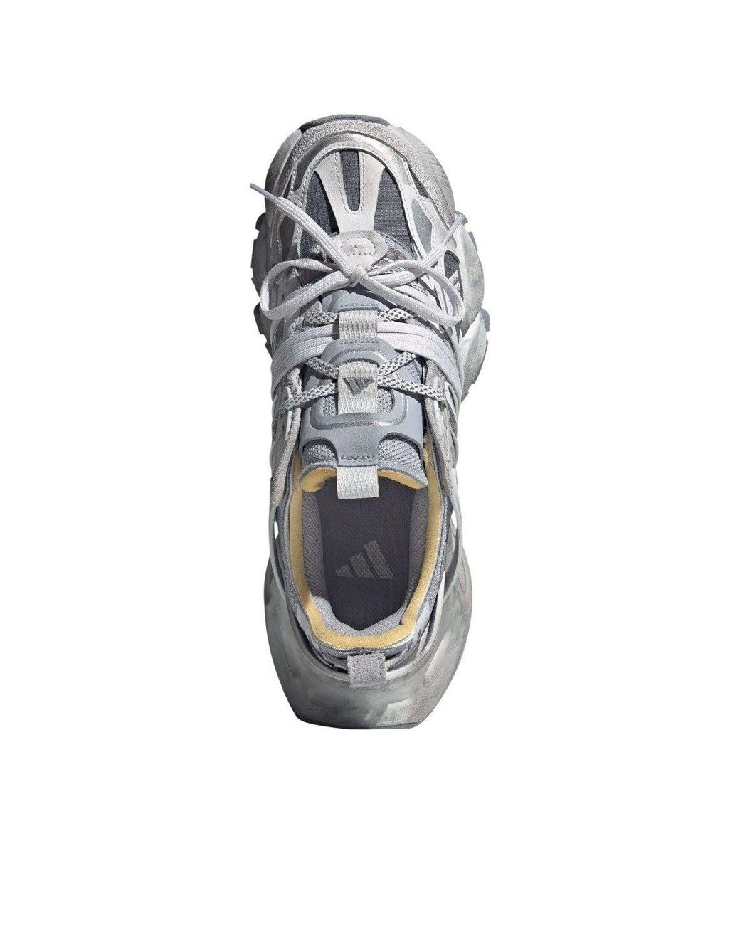 靴 adidas XLG Runner Deluxe Grey 3XL adidas XLG Runner Deluxe Grey Silver Men's - JR9174 - US