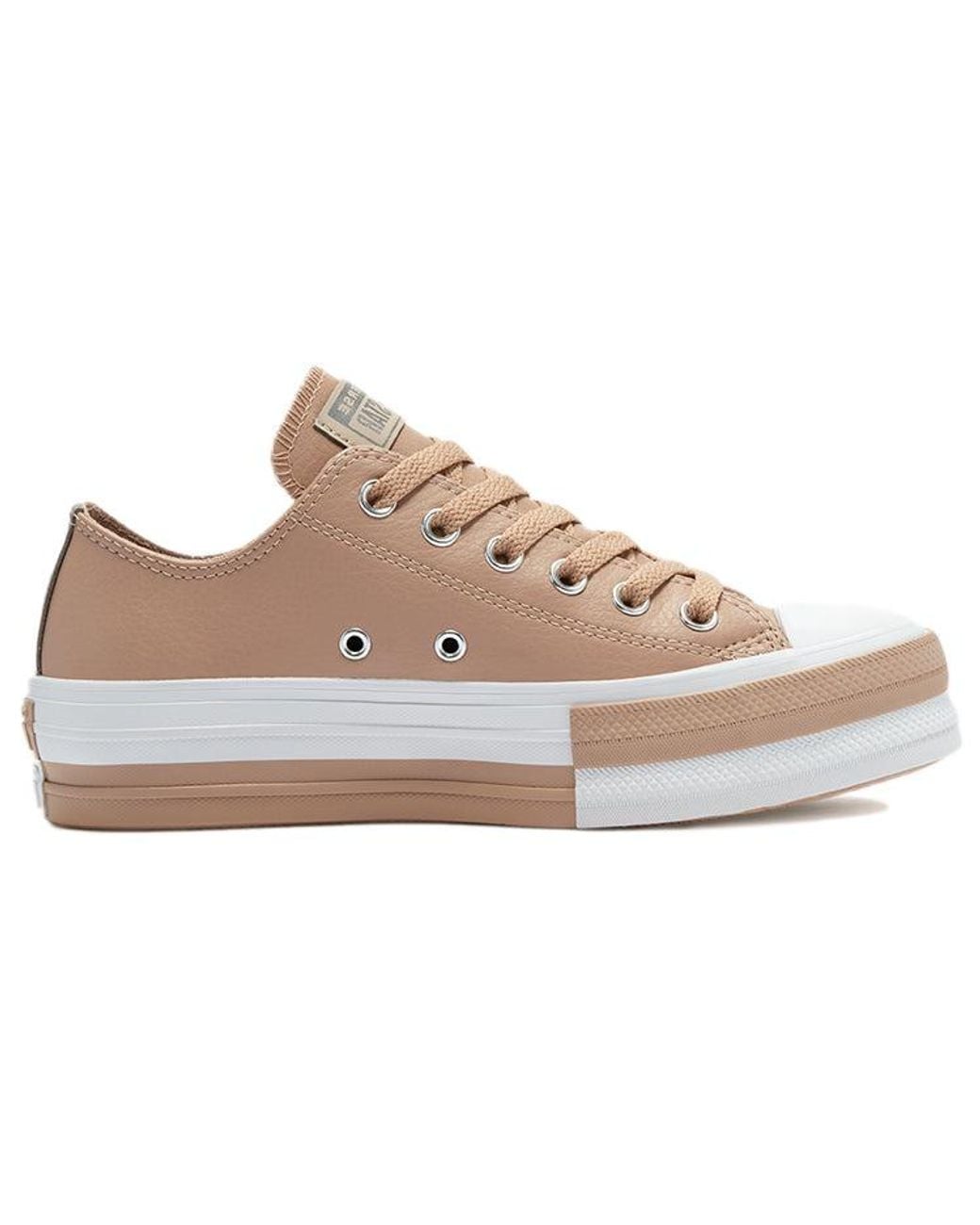 Converse White (Wmns) Ctas Double Stack Lift Ox Salt